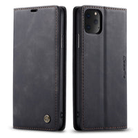 HKM-898451 Stylish Flip Phone Case for iPhone Models - Durable PU & TPU Material