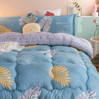 HKM-898515 Thickened Cotton Velvet Quilt for Winter - 135cm x 200cm