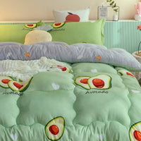 HKM-898515 Thickened Cotton Velvet Quilt for Winter - 135cm x 200cm