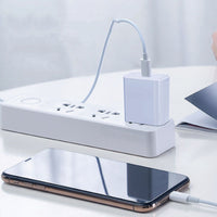 HKM-898579 Fast Charging Cable Compatible with iPhone 12, 18W PD, Type-C Connector, Durable TPE Material