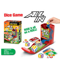 HKM-898771 Interactive Number Card Dice Bingo Game for Family Fun and Enjoyment