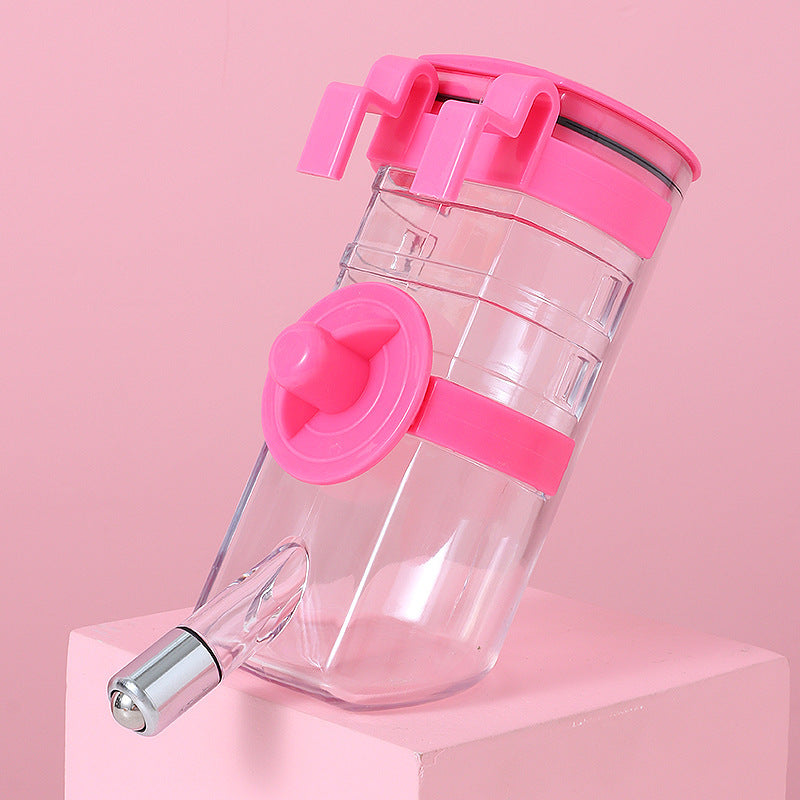 HKM-899027 Dripless Dog Kennel Water Bottle Dispenser for Crate - Automatic Pet Drinking Fountain with Easy Setup