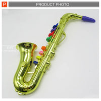 HKM-899155 Kids Educational Saxophone Toy - Plastic Non-Electric Cartoon Musical Instrument For Ages 2-13