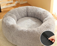 HKM-899155 Plush Round Pet Nest in Various Colors and Sizes, Removable Design