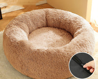 HKM-899155 Plush Round Pet Nest in Various Colors and Sizes, Removable Design