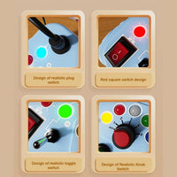 HKM-899347 Montessori Busy Board Light Game Console for Early Learning and Skill Development