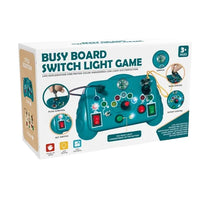 HKM-899347 Montessori Busy Board Light Game Console for Early Learning and Skill Development