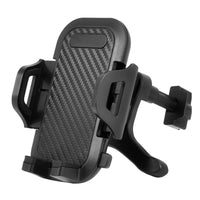 HKM-899411 Carbon Fiber Car Phone Holder for 4.0-7.0 Inch Devices - Anti-Vibration, Anti-Skid Design