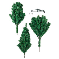 HKM-899475 8FT Light Green PVC Christmas Tree with Durable Iron Base