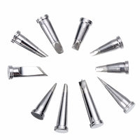 HKM-899539 10-Piece Lead-Free Soldering Iron Tip Set for LT Soldering Station - Durable Compatibility and Versatile Styles