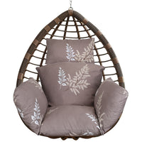 HKM-899731 Thick Soft Cushion for Hanging Egg Chair with Headrest – Versatile Outdoor Comfort Seat Pad