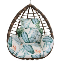 HKM-899731 Thick Soft Cushion for Hanging Egg Chair with Headrest – Versatile Outdoor Comfort Seat Pad