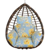 HKM-899731 Thick Soft Cushion for Hanging Egg Chair with Headrest – Versatile Outdoor Comfort Seat Pad