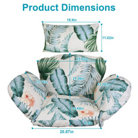 HKM-899731 Thick Soft Cushion for Hanging Egg Chair with Headrest – Versatile Outdoor Comfort Seat Pad