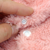 HKM-899859 Cozy Cotton Dog Coat in Gray, Pink, and Apricot - Sizes S to XXXL