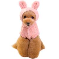 HKM-899859 Cozy Cotton Dog Coat in Gray, Pink, and Apricot - Sizes S to XXXL