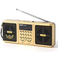 HKM-900051 Multi-Function Portable Radio with Bluetooth and Dual Channel, Available in Multiple Colors and 8G Song Cards