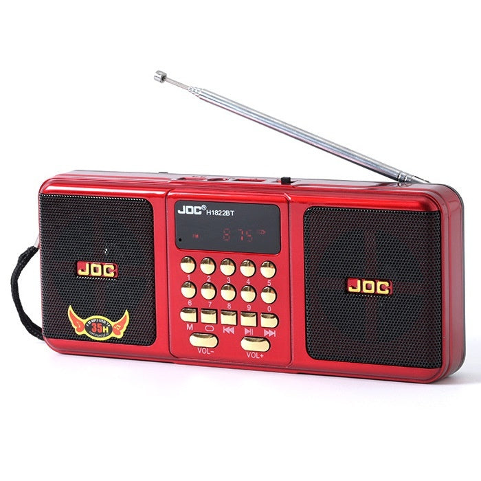 KTX-900051 Multi-Function Portable Radio with Bluetooth and Dual Channel, Available in Multiple Colors and 8G Song Cards