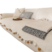 HKM-900243 Four Seasons Universal High-End Straight Seat Cushion Cover in Alice Fur Ball Colors