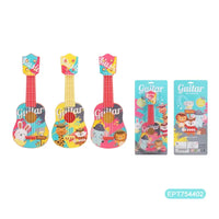 HKM-900307 Children's Musical Instrument Guitar Toy Set - 6-Piece Bamboo Knock Piano & Waist Bell, Ages 5-7