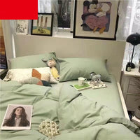 HKM-900499 Cartoon Bear Four-Piece Bedding Set with Quilt Cover in Various Sizes