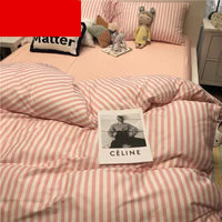 HKM-900499 Cartoon Bear Four-Piece Bedding Set with Quilt Cover in Various Sizes