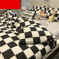 HKM-900499 Cartoon Bear Four-Piece Bedding Set with Quilt Cover in Various Sizes