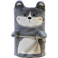 HKM-900499 Lightweight Cartoon Anime Blanket with Eye Mask for Office Naps and Summer Relaxation
