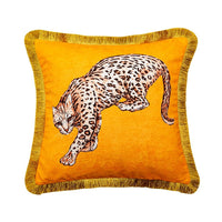 HKM-900563 Leopard Print Cartoon Waist Cushion Pillowcase for Modern Bedrooms