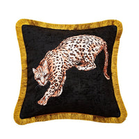 HKM-900563 Leopard Print Cartoon Waist Cushion Pillowcase for Modern Bedrooms