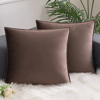 HKM-900627 Plush Covered Velvet Waist Pillow Cushion Cover for Modern Spaces