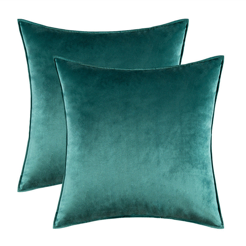 HKM-900627 Plush Covered Velvet Waist Pillow Cushion Cover for Modern Spaces