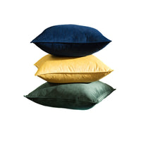 HKM-900627 Plush Covered Velvet Waist Pillow Cushion Cover for Modern Spaces