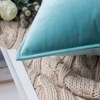 HKM-900627 Plush Covered Velvet Waist Pillow Cushion Cover for Modern Spaces