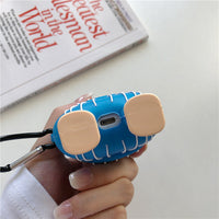 HKM-900691 Weightlifting Girl Silicone Protective Sleeve for AirPods 1/2/3