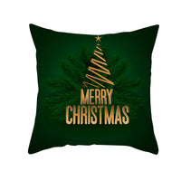 HKM-900883 Cartoon Santa Claus Peach Skin Cushion Cover, 45x45cm, Holiday Decor