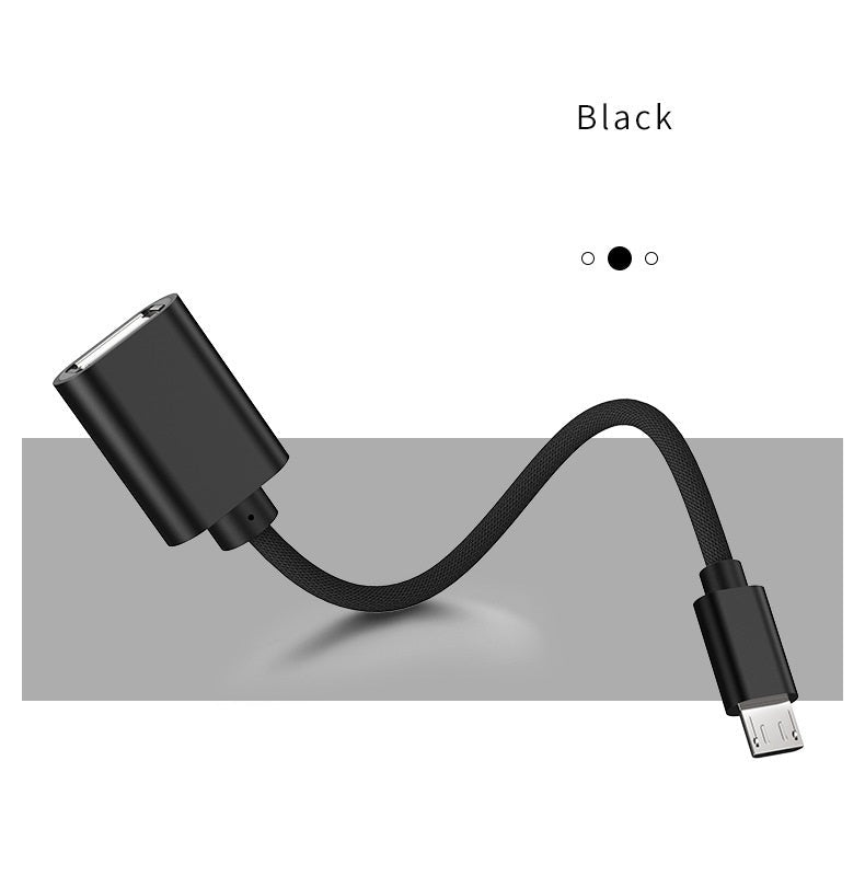 HKM-900883 Micro USB to 30A Female OTG Adapter Cable for Android Devices - 20-Inch Extended Data Connection