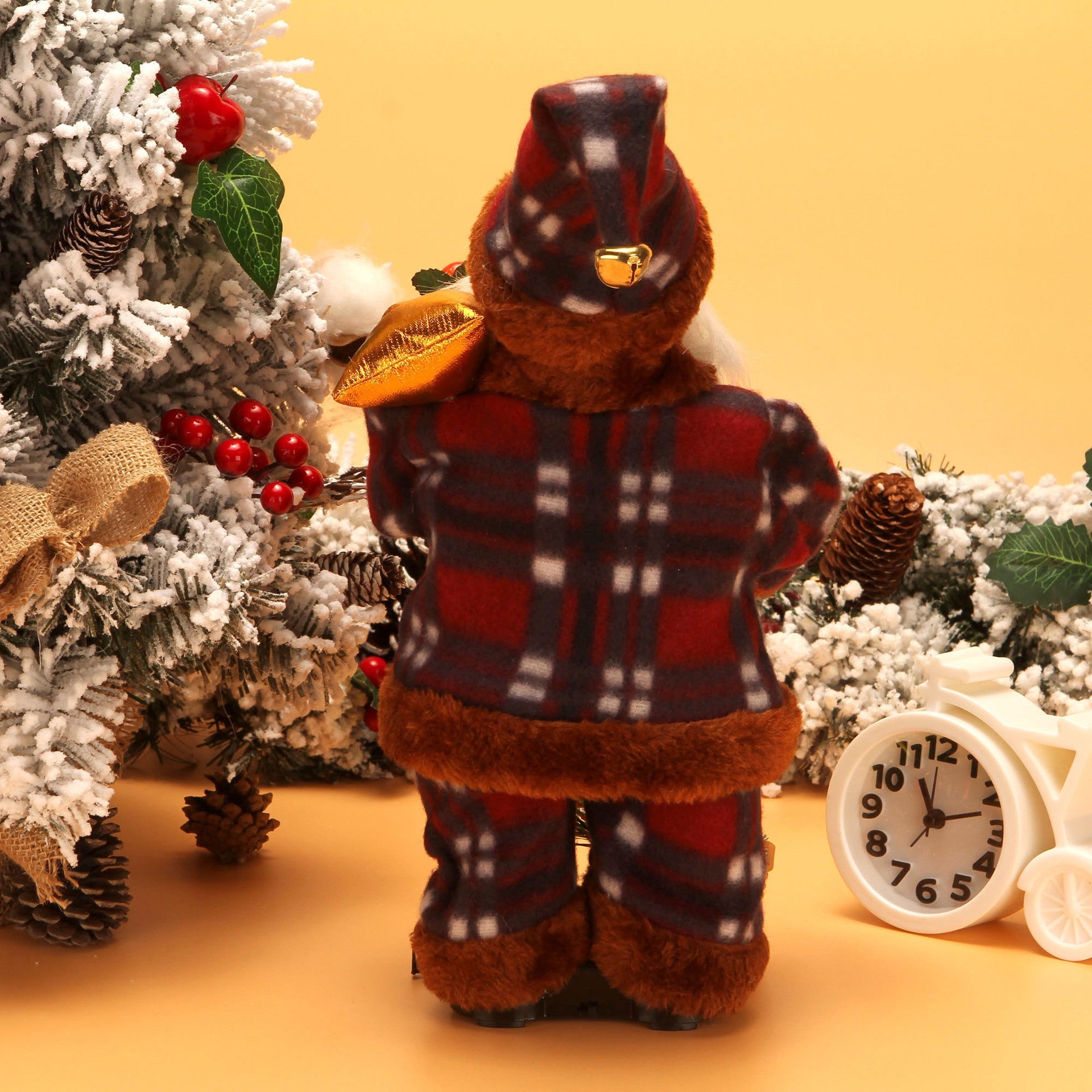 HKM-900947 Electric Santa Claus Toy - Festive Decoration for Christmas, Valentine's Day, and More