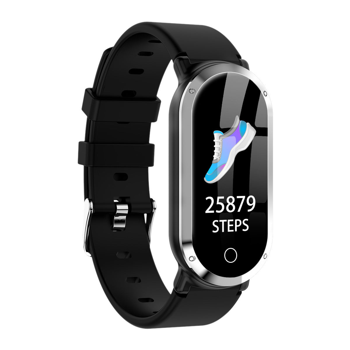 HKM-901011 Smart Bluetooth Sports Bracelet with Color Screen and Silicone Strap