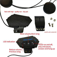 HKM-901395 Bluetooth Motorcycle Helmet Headset with Long Battery Life and 10M Range