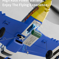 HKM-901459 Ready-to-Fly 2.4GHz RC Fixed Wing Electric Foam Plane with Gyro Assist for Beginners