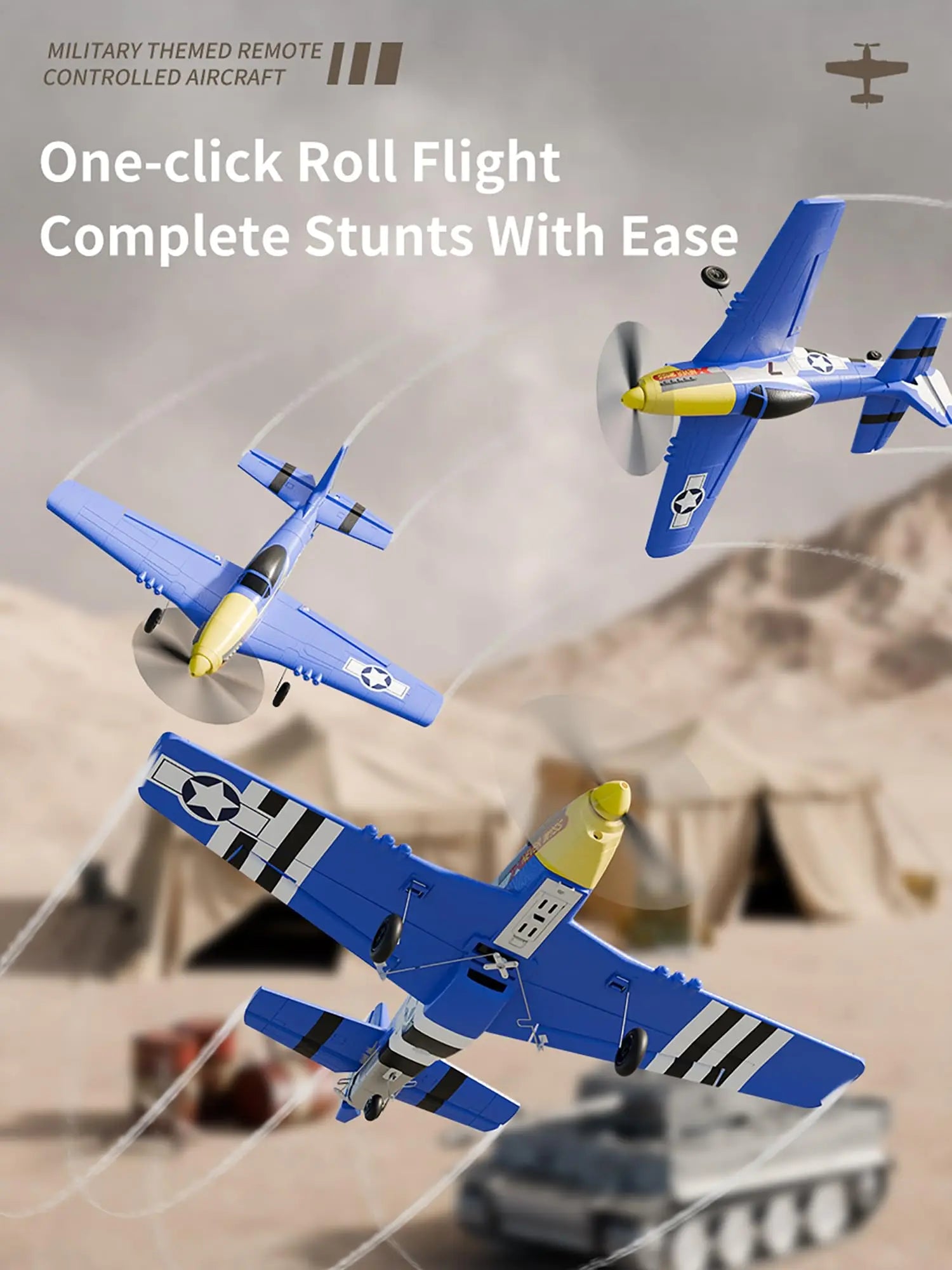 HKM-901459 Ready-to-Fly 2.4GHz RC Fixed Wing Electric Foam Plane with Gyro Assist for Beginners