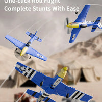 HKM-901459 Ready-to-Fly 2.4GHz RC Fixed Wing Electric Foam Plane with Gyro Assist for Beginners