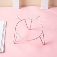 HKM-901523 High Foot Ceramic Pet Bowl with Neck Protection for Cats - Multiple Colors and Designs Available