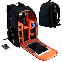 HKM-901523 Waterproof Outdoor Camera Backpack with Dual Shoulders and Multiple Storage Pockets