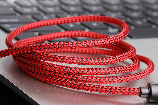 HKM-902035 Zinc Alloy Armor Data Cable for Apple and Android Devices, Fast Charging & Data Transmission, Multiple Lengths Available