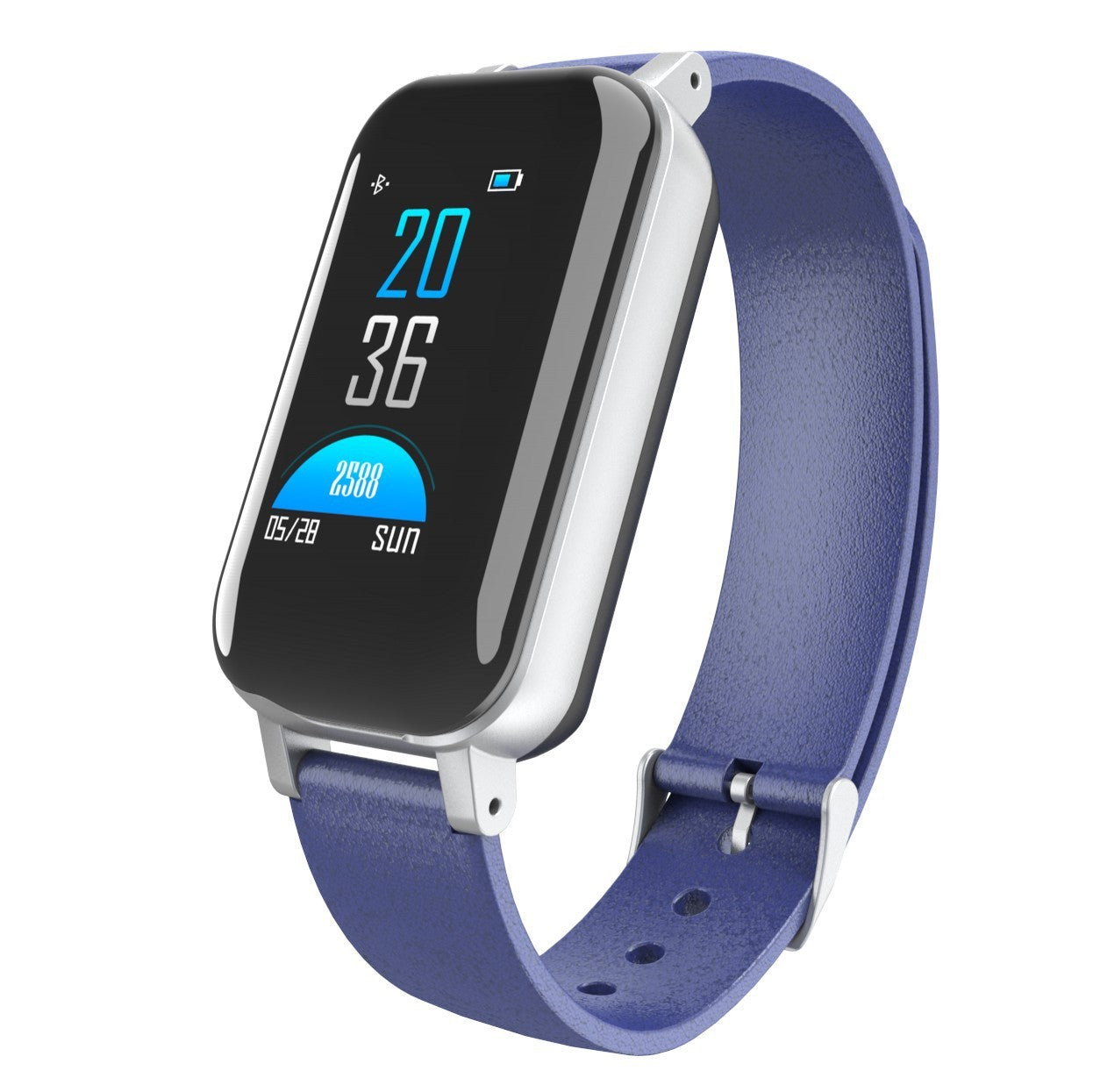 HKM-902163 Smart Health Monitoring Device with Waterproof Design, Heart Rate, Blood Pressure, and Sleep Tracking Features