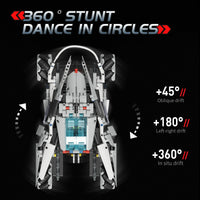 HKM-902227 Transformer RC Robot Stunt Car – 4 in 1 STEM Assembly Toy for Ages 8 and Up – Educational Building Block Set