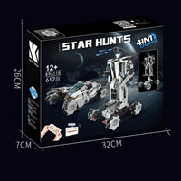 HKM-902227 Transformer RC Robot Stunt Car – 4 in 1 STEM Assembly Toy for Ages 8 and Up – Educational Building Block Set