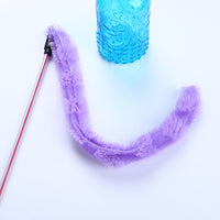 HKM-902291 Cat Teaser Plush Toy - Colorful Rod for Interactive Play, 50CM Length, Perfect for Pets and Gift Giving